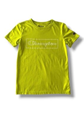 CHAMPION Neon Green Short Sleeve Tee